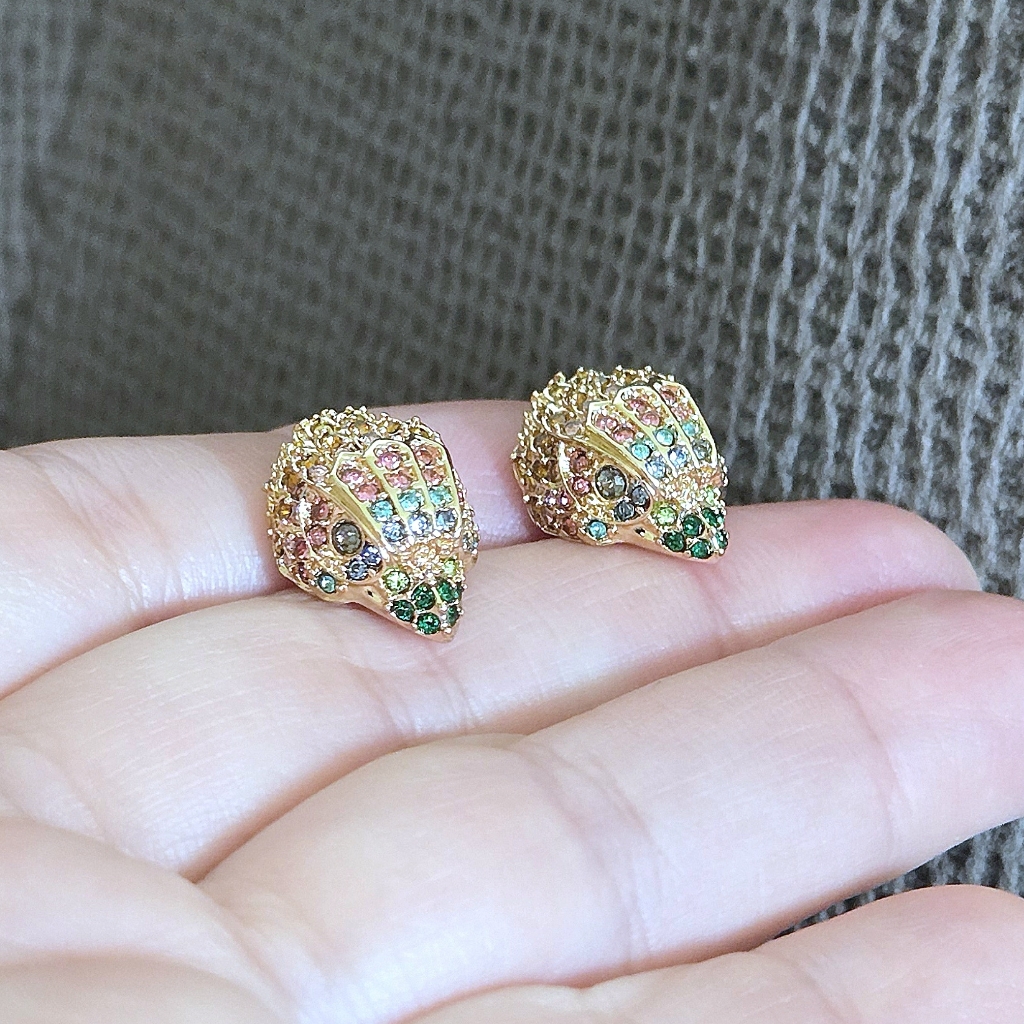Kurt Geiger Signature Eagle Head Stud Earrings - Nwt 68$